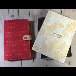 Webster’s Pages Pink Stitched Suede Planner